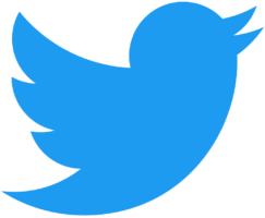 Blue Twitter Logo